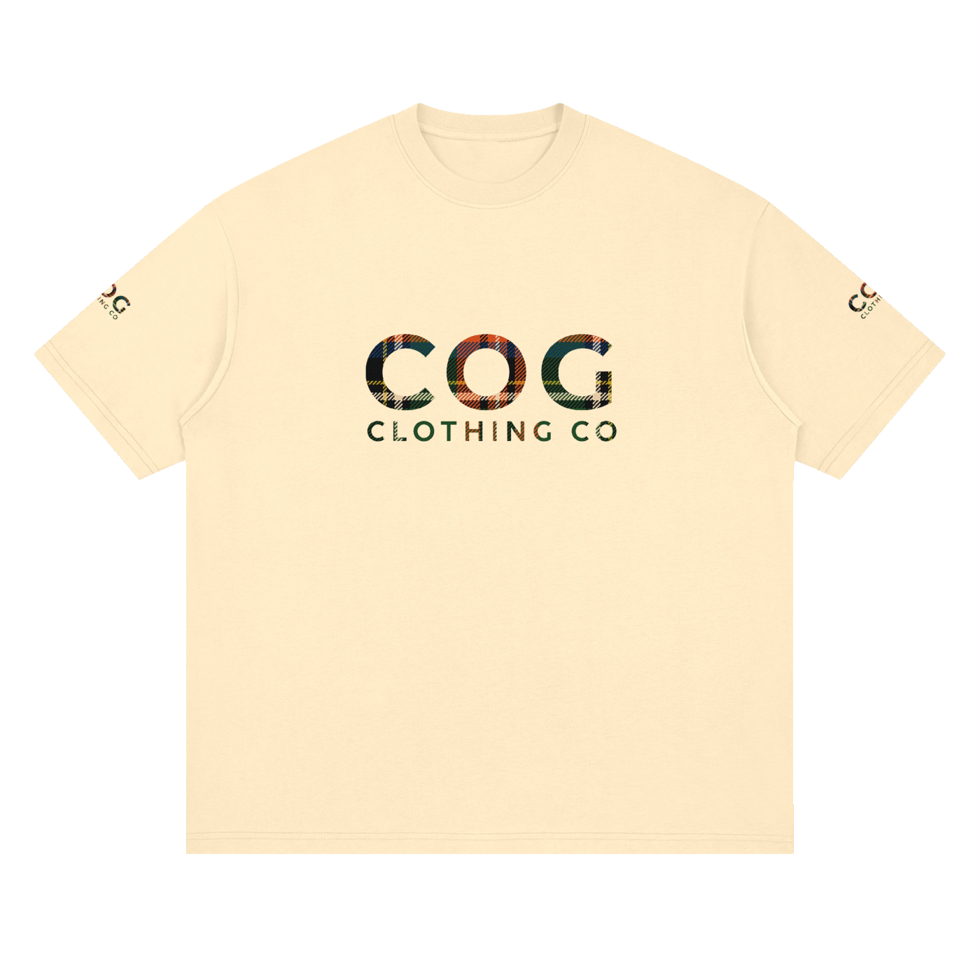 Tartan Street Crusader 600 Streetwear Loose Drop Shoulder T-Shirt