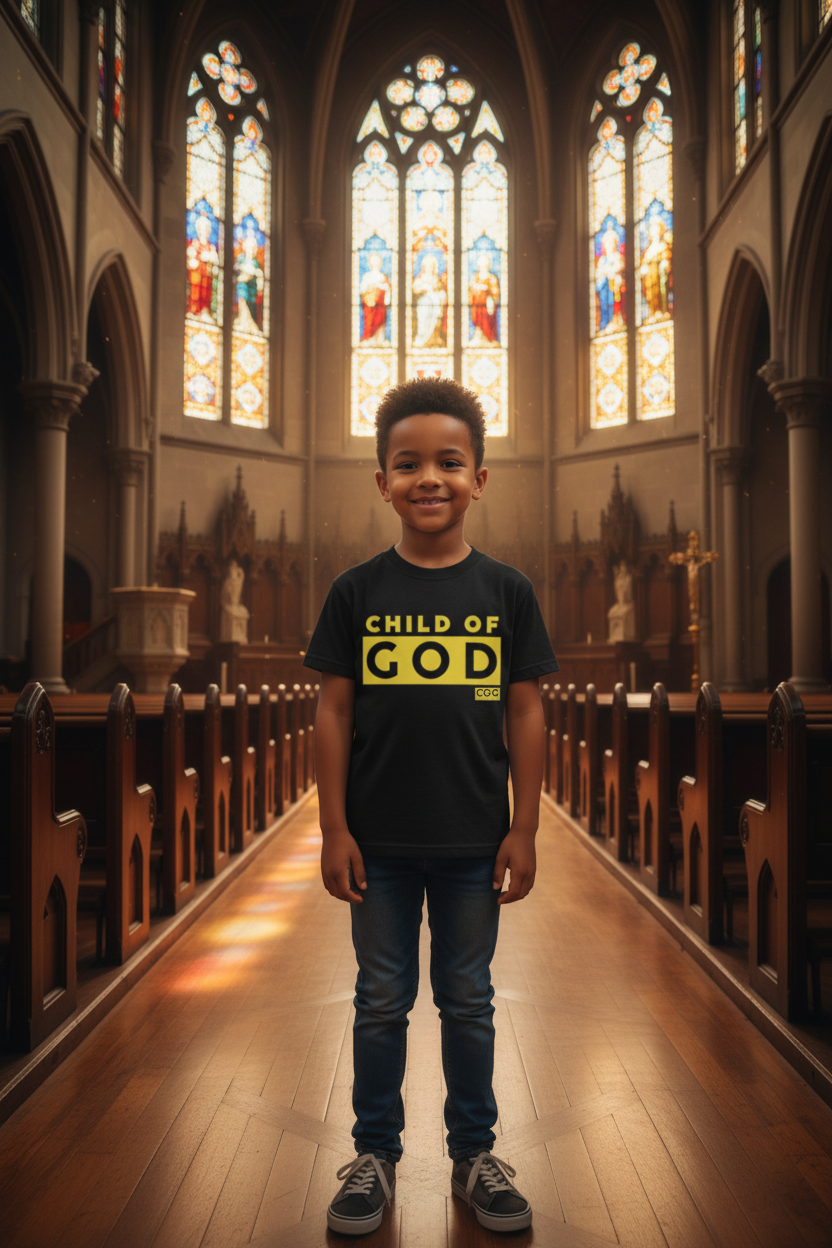 Black CHILD OF GOD Church Aisle