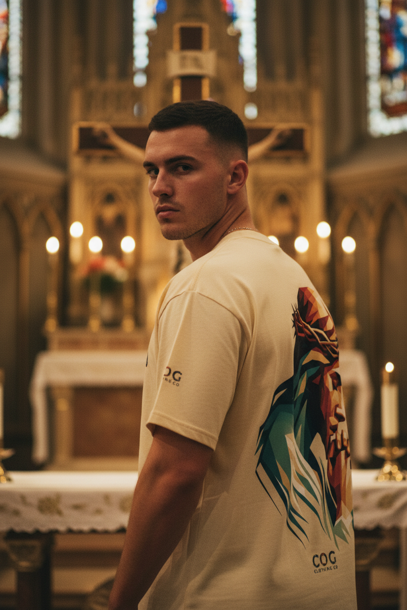 Male - COG Tee Back - Altar