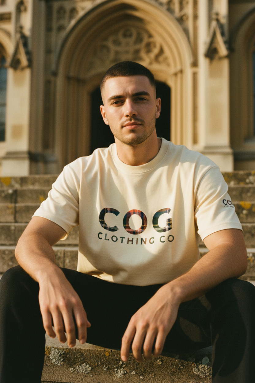 Male - COG Tee - Stone Steps Candid
