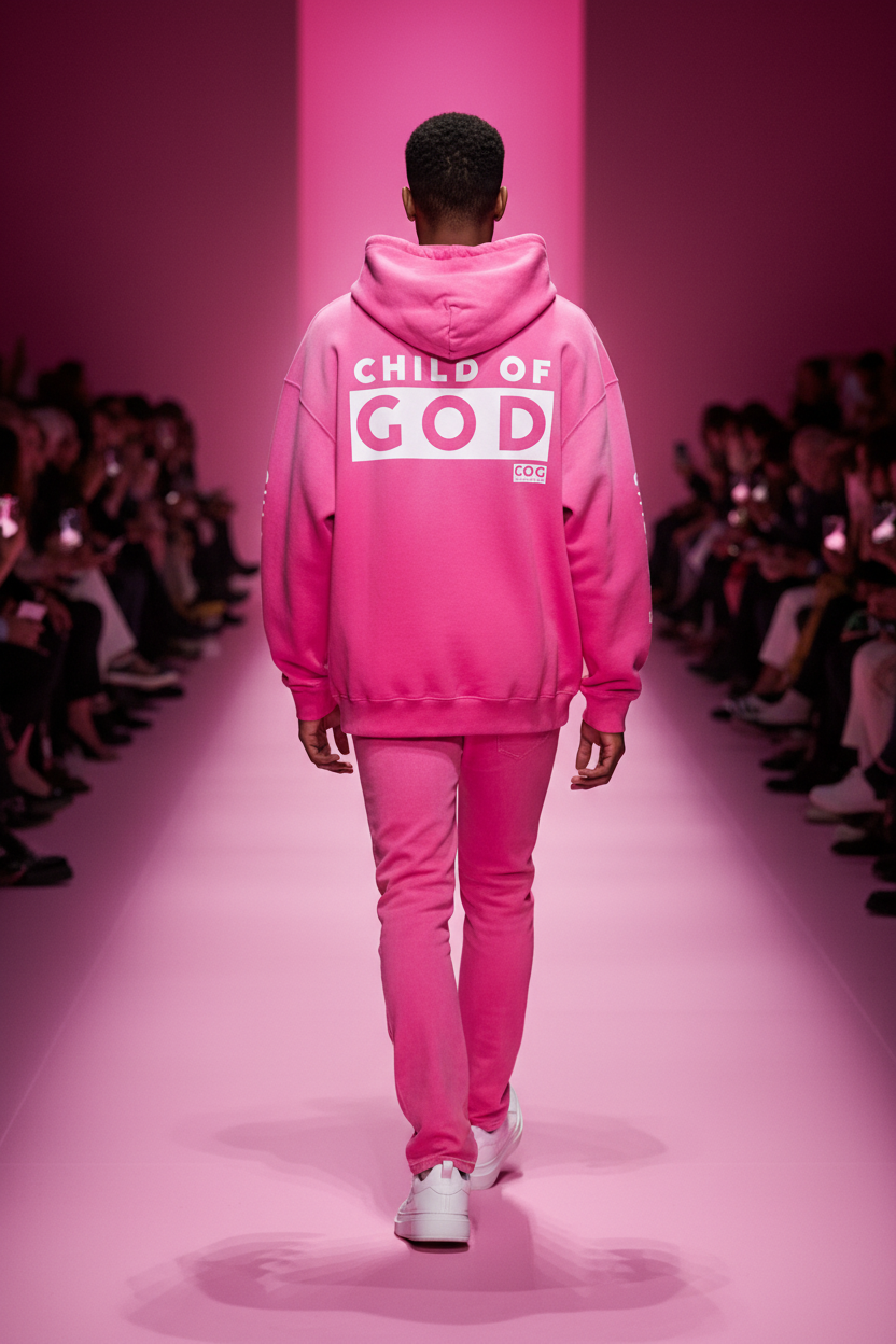 Male Runway Back