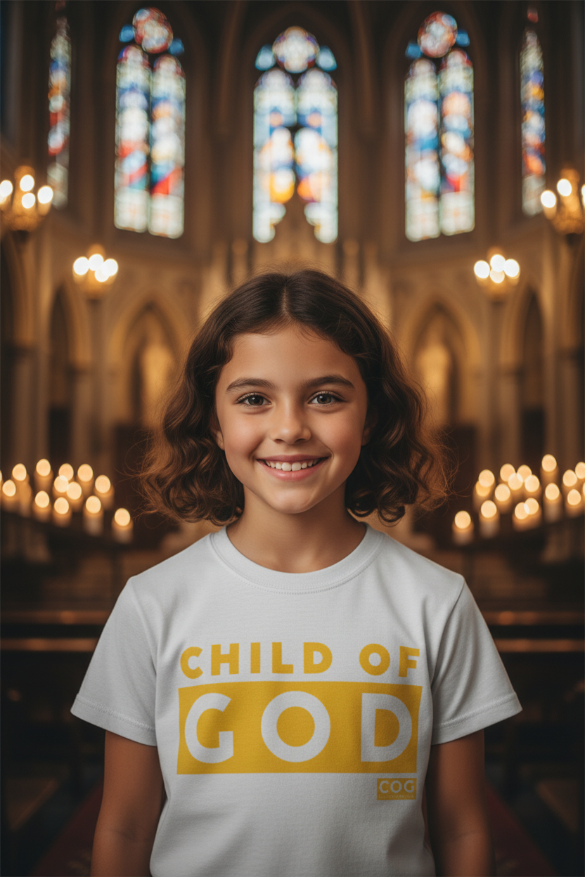 White CHILD OF GOD Portrait