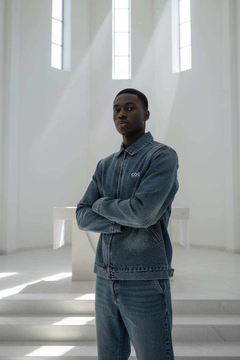 White Church Interior Male